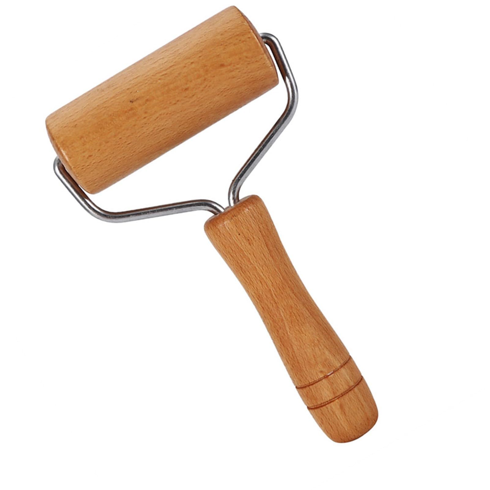 Rodillo para Repostería y Pizza, Rodillo para Panadero, Utensilios de Cocina de Madera para Hornear (Estilo 2)