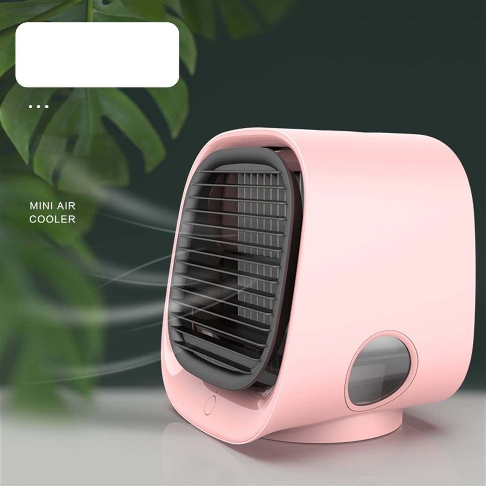 mobilny klimatyzator USB Mini chłodnica powietrza przenośny pulpit mały wentylator nawilżanie zimne biuro domowe chłodzenie chłodzenie wodą mały klimatyzator (kolor: różowy)