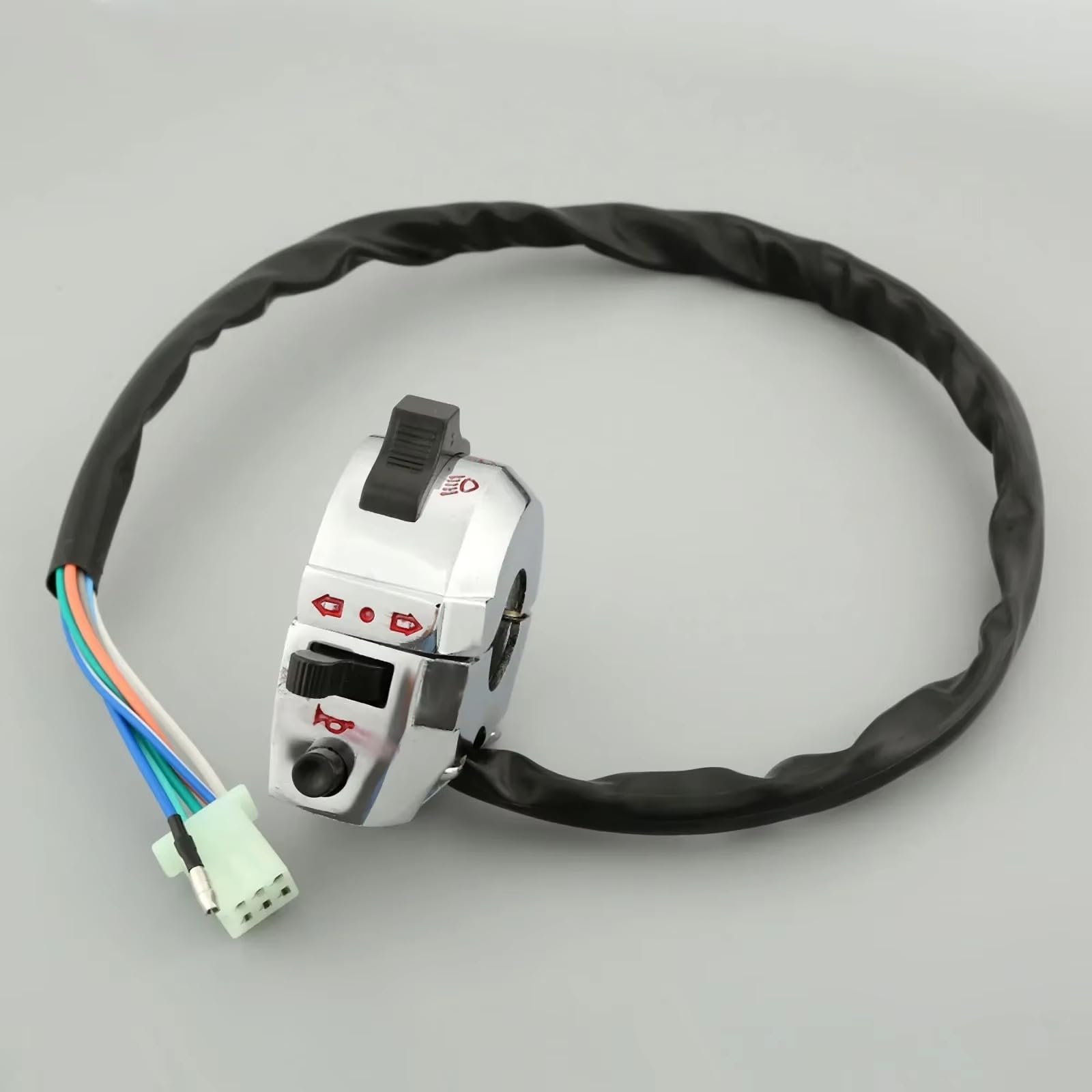 Para Yamaha 7/8 "22 Mm Interruptor Señal Giro Izquierdo Motocicleta