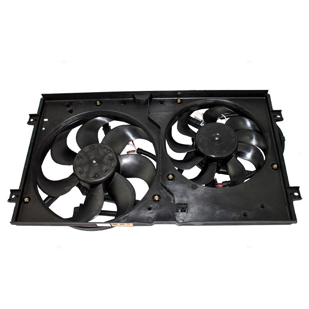 Brock Replacement Dual Cooling Fan Assembly Compatible with