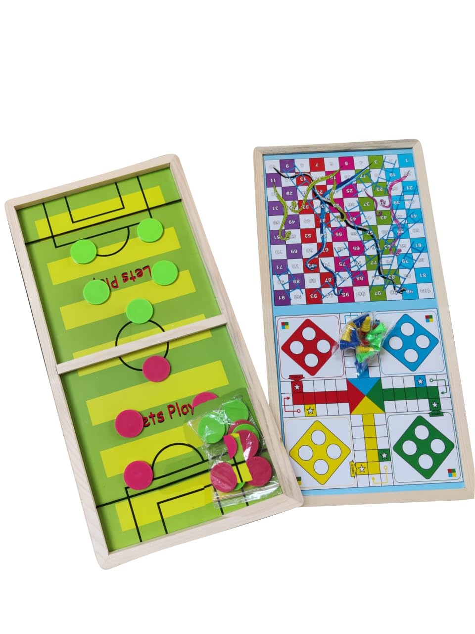 Amisha Gift Gallery Carrom Board for Kids String Hockey Ludo Snake and Ladder 3 in 1 Board Games for Adults & Wooden String Hockey Game Sling Puck Board Hockey Toy Perfect for Family Entertainment (B0CXMK4VY6) Amazon Price History, Amazon Price Tracker