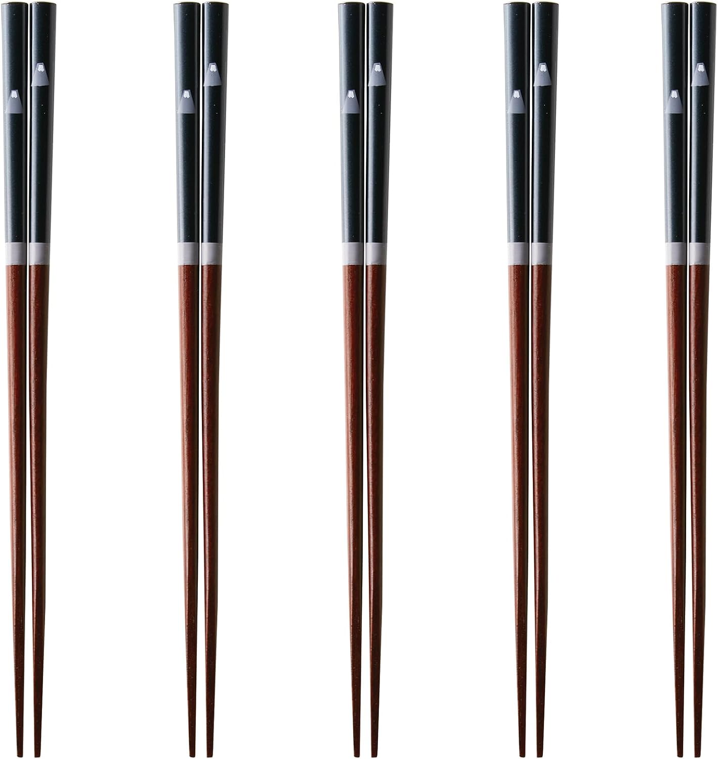 J-kitchens PID593594 Japanese Chopsticks, Set of 5 Pairs, Material: Wood, Chopsticks, Made in Japan