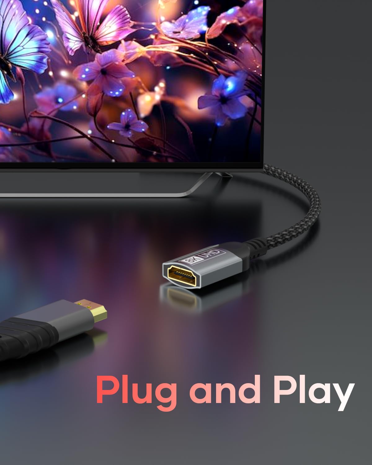 Cable de Extensión HDMI Macho a Hembra 11cm - Panama