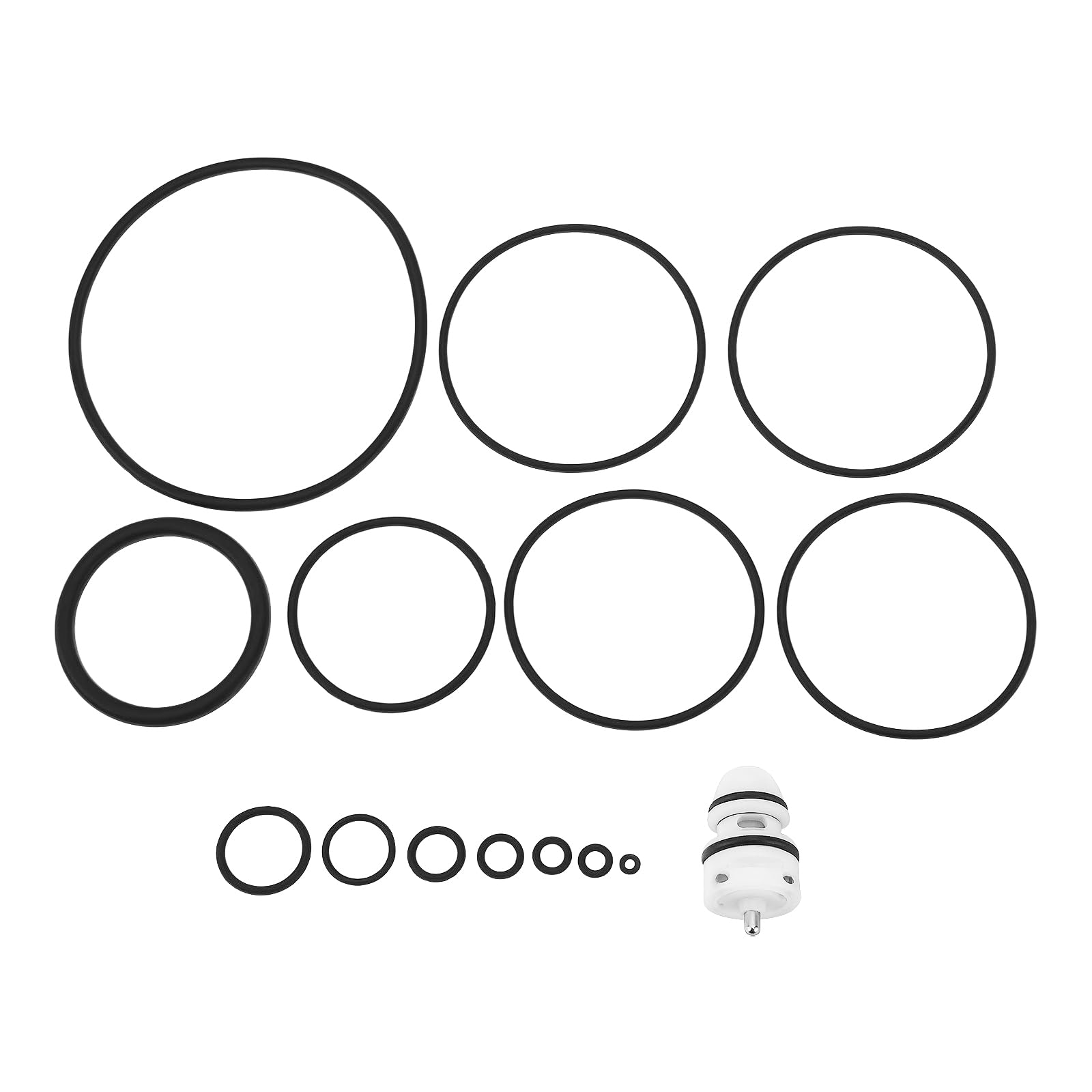 Briny River 1 Set O-Ring Rebuild Kit TVA6 TVA1 Trigger Valve Compatible with Bostitch F28WW F21PL F33PT Collated Framing Nailer