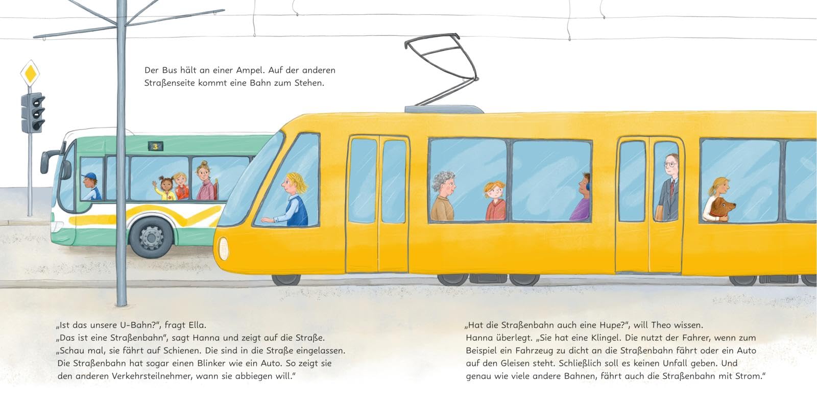 LESEMAUS 74: Wir fahren mit Bus und Bahn