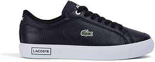 حذاء رياضي باور كورت مصنوع من الجلد بتفاصيل مختارة بعناية من لاكوست