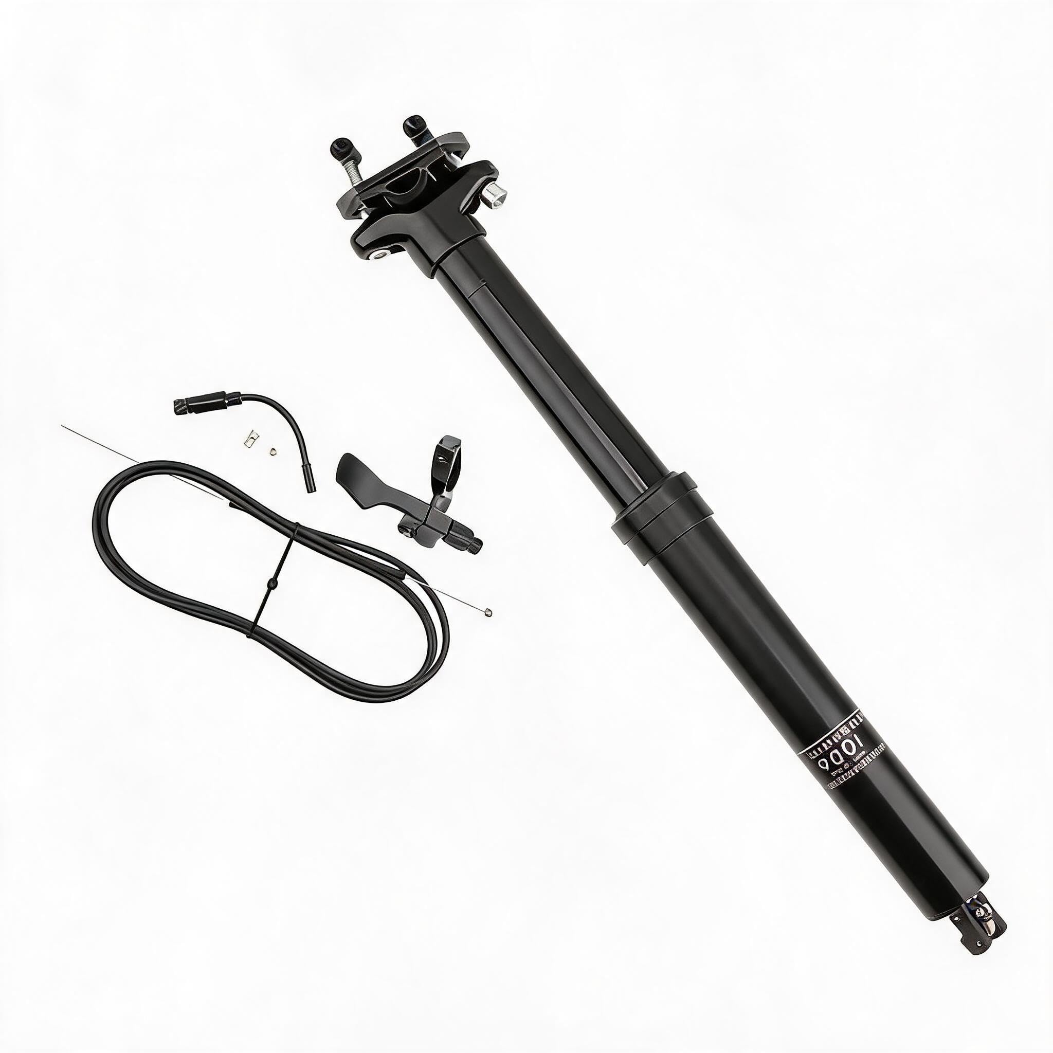 GarveeLife Hydraulische Dropper Sattelstütze für Mountainbike – Höhenverstellbare Fahrrad Sattelstütze mit interner Kabelführung & Fernbedienung – 100/125mm Hub – Für Erwachsene – 31.6mm/30.9mm