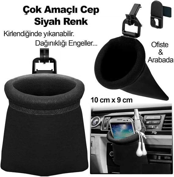 Multi-Purpose Smart Pouch In-Car Small Organizer Phone Holder Auto Office Home Item Phone Holder Organizer Multi-Purpose Organizer