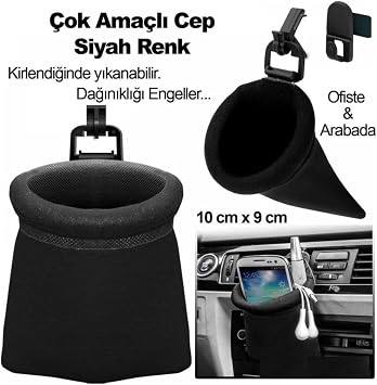 Multi-Purpose Smart Pouch In-Car Small Organizer Phone Holder Auto Office Home Item Phone Holder Organizer Multi-Purpose Organizer