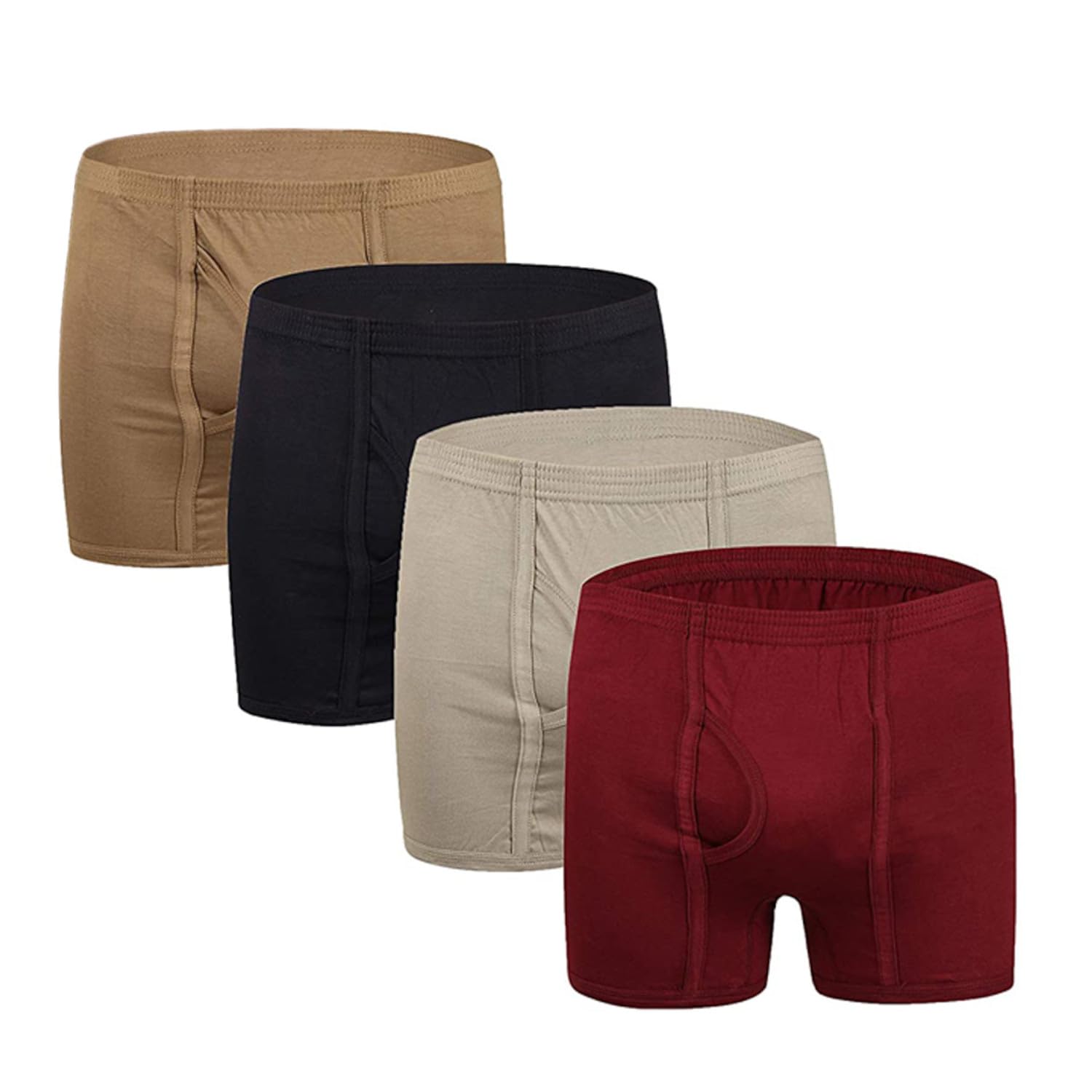 Styles Men's Solid 100% Super-Combed cottonTrunks Keep Men Comfortable and Fresh Throughout The Day (Colors & Print May Vary)-picture-27