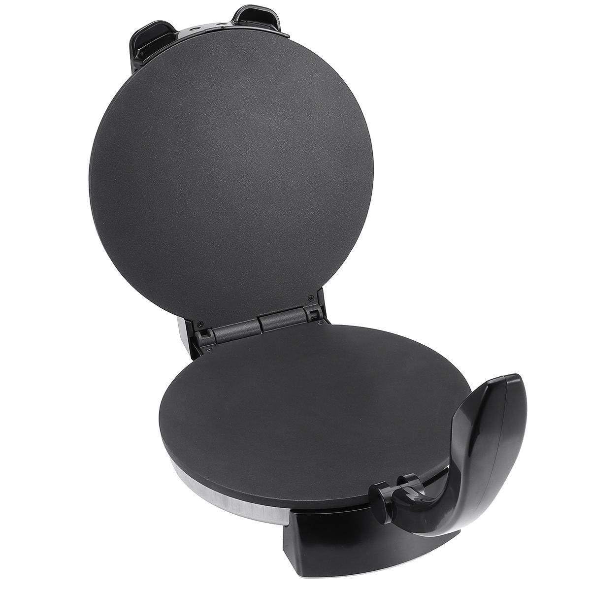 Macchina per Roti Antiaderente (10 pollici), Macchina per Pancake Portatile da Colazione da 2000 W con Indicatore LED, Temperatura Regolabile, Prepara Facilmente Chapati/Tortilla Perfetti