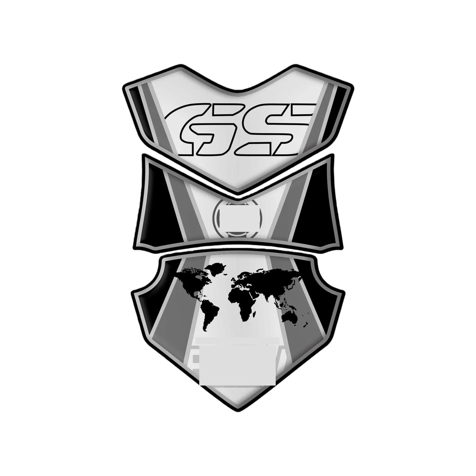 Protections latérales réservoir moto R 1200 GS aventure contre l'usure de veste