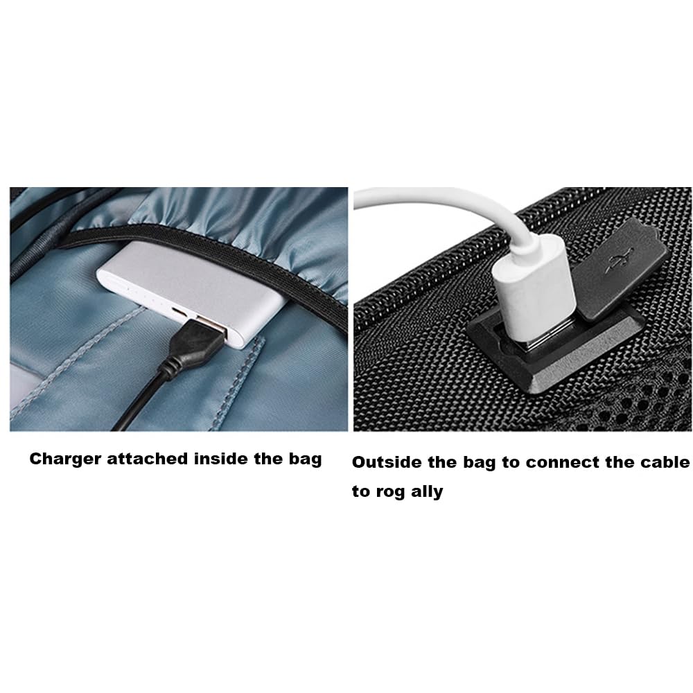 Étui de Protection à Coque Dure Sacoche de Poitrine avec Port de Charge pour ASUS ROG Ally Console Accessoires