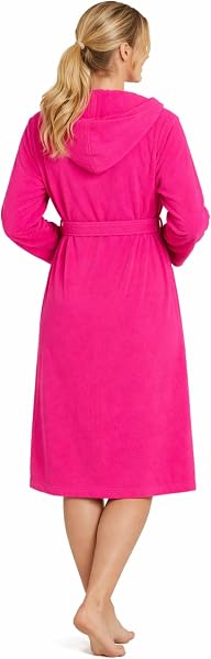 Intimitaly NARCISO - Accappatoio in Microfibra con Cappuccio + OMAGGIO ASCIUGAMANO, Unisex, Asciugatura Rapida, Tasche e Cintura, Omaggio telo, per Piscina e Sport - 2