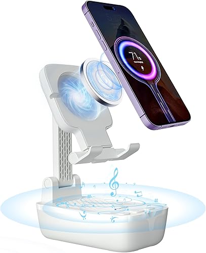 comiso Regalos para hombres y mujeres, de esposa, soporte impermeable IPX7 para teléfono celular con altavoz Bluetooth, altavoz de teléfono de ducha