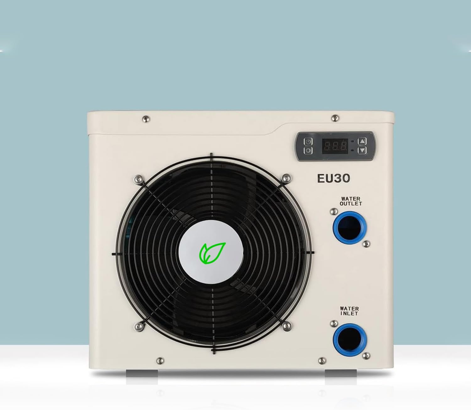 Swimming Pool Heat Pumps, EU30 Max 11568BTU, Above Ground Pool Heaters, Electric Heater for Pool Up to 2000 gallons, Fits 5/6/9ft Spa Pool Warmers,110V~120V/60Hz