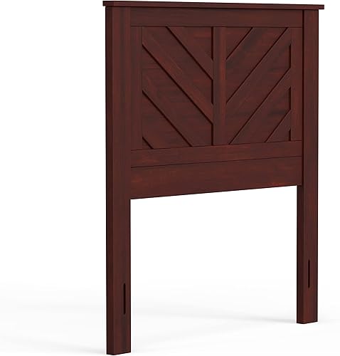 Miniatura 10 de Glenwillow Home LaFerme - Cabecero de madera con panel en color cerezo, tamaño matrimonial