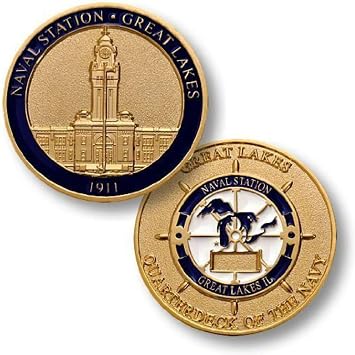 U.S. Navy Naval Station Great Lakes Challenge Coin