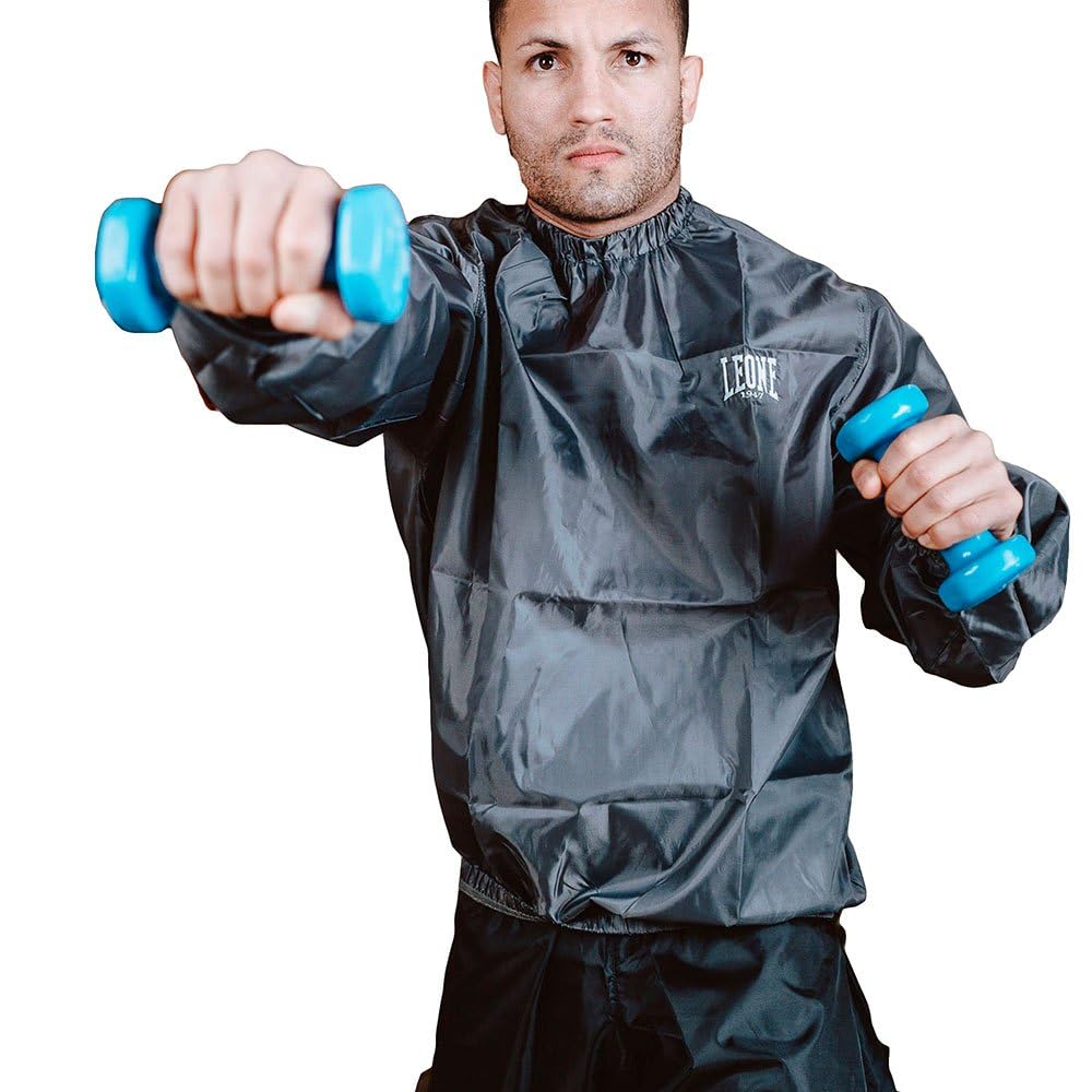 LEONE 1947, Sauna Suit, Black, S/M, AB295, S-M - Image 4
