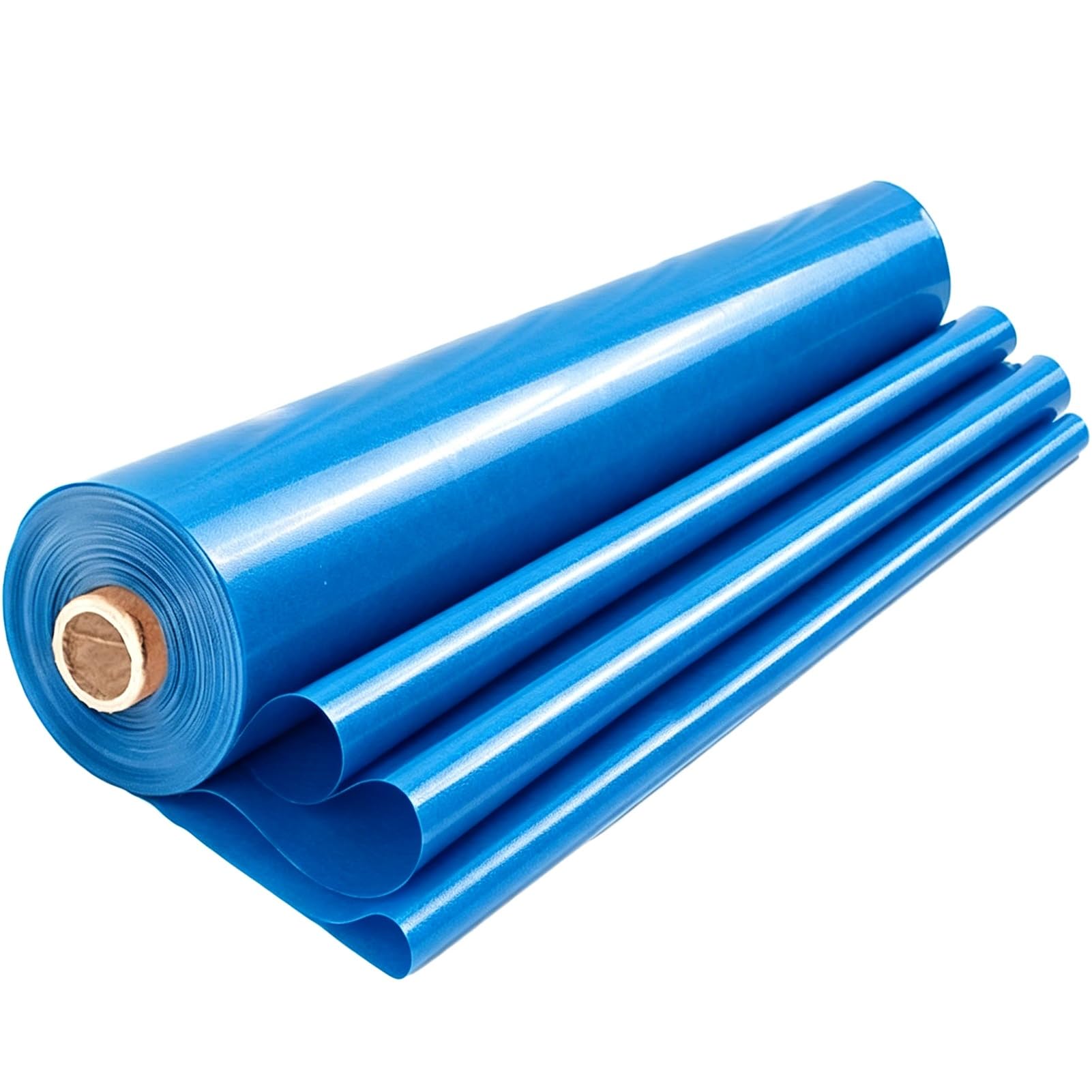 Yopappol Blue HDPE Pond Liner 19x23FT Waterproof Pond Underlayment, Flexible Anti-Puncture Liner for Farm Aquaculture Pond & DIY Landscape Water Pool(2x8m(6.5x26.2ft))