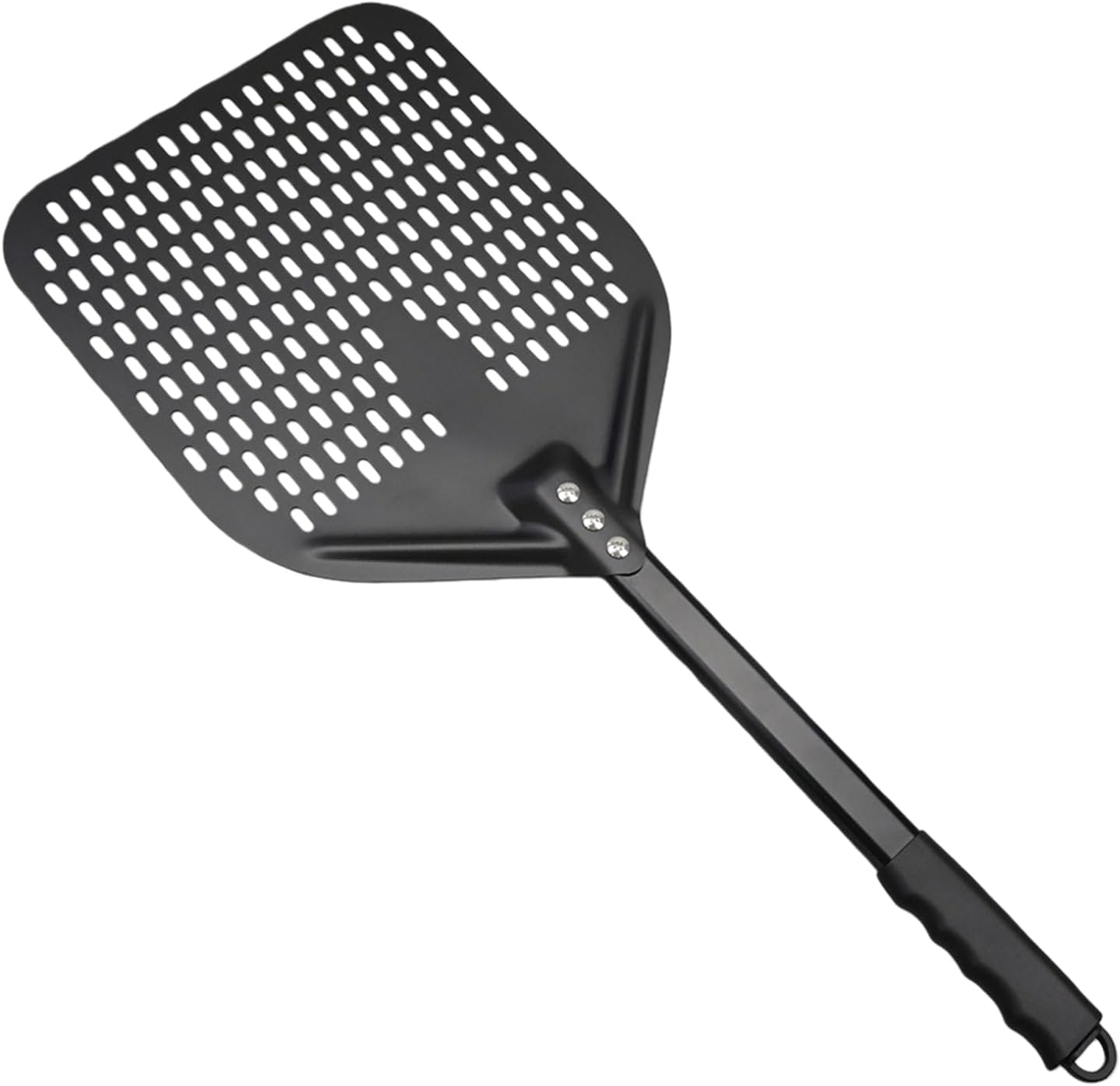 Pizza Peel - Lightweight Metal Turning Shovel, Aluminum Metal Peel for Ovens, Cooking Dough, Bread, Home, Outdoor Grill, Stove, Perfect for Pizza, Bread, Flatbreads, and Artisan Baking