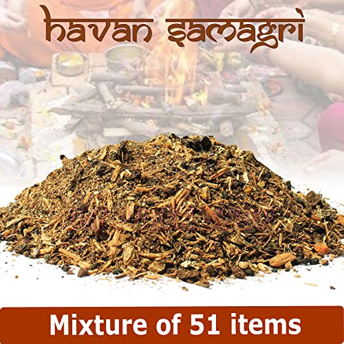 Darshan Sandhya Natural and Pure Hawan Samagri for Puja, Havan, Mixture of Various Dried Herbal, Roots, Leaves and Loban for Vedic Yagya (Pack of 1kg) (B09PF1XFN3) Amazon Price History, Amazon Price Tracker