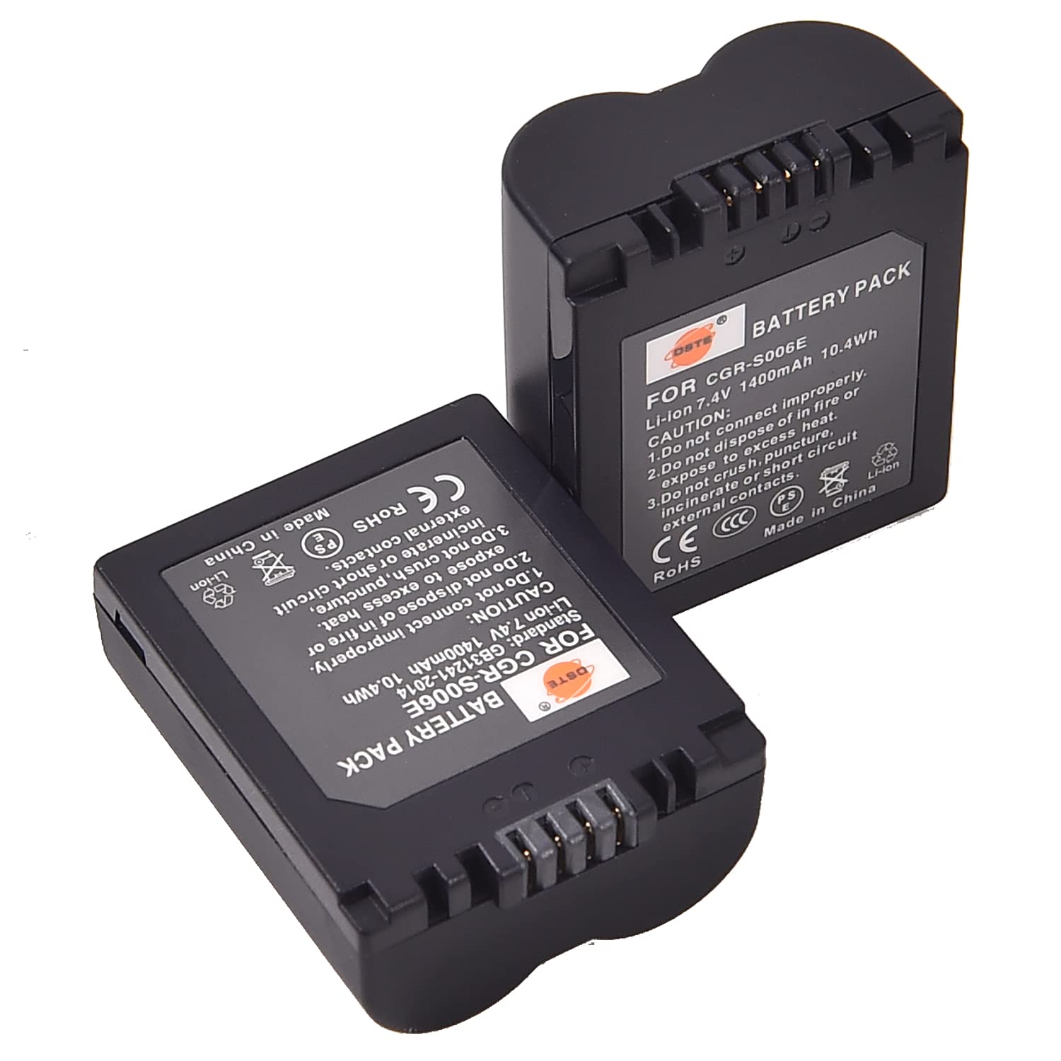 LI-ION BATTERY OR Charger for Panasonic CGA-S006e CGR-S006 CGR-S006e LI-ION BATTERY OR Charger for Panasonic CGA-S006e CGR-S006 CGR-S006e