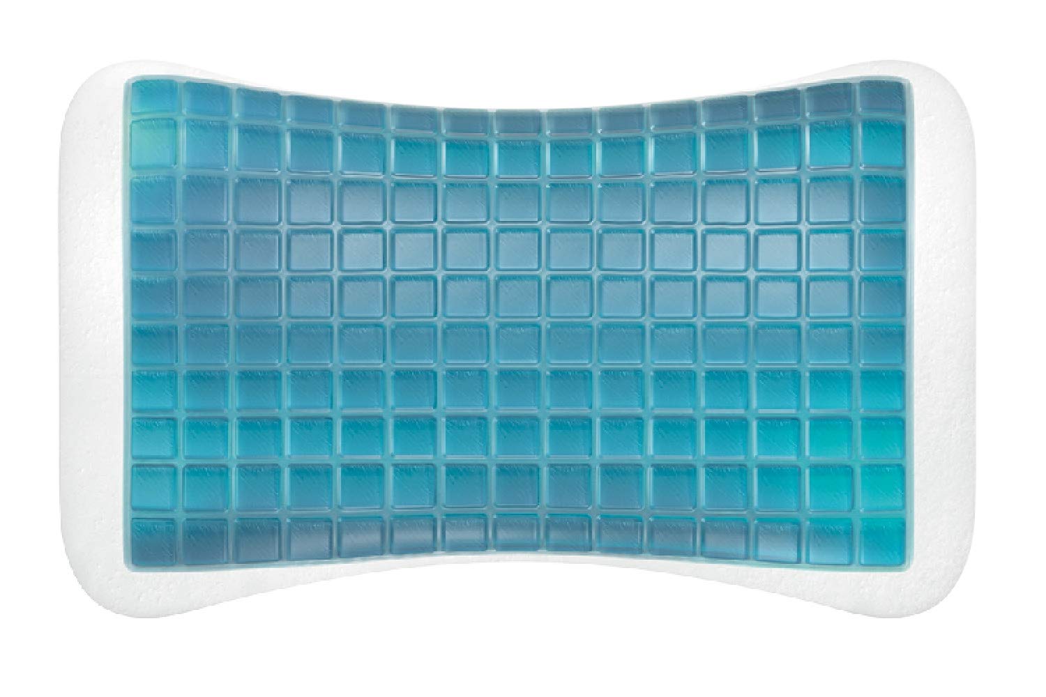 Technogel TG-PIL-EC13 - Cojín cervical (66 cm x 40 cm, 13), color blanco
