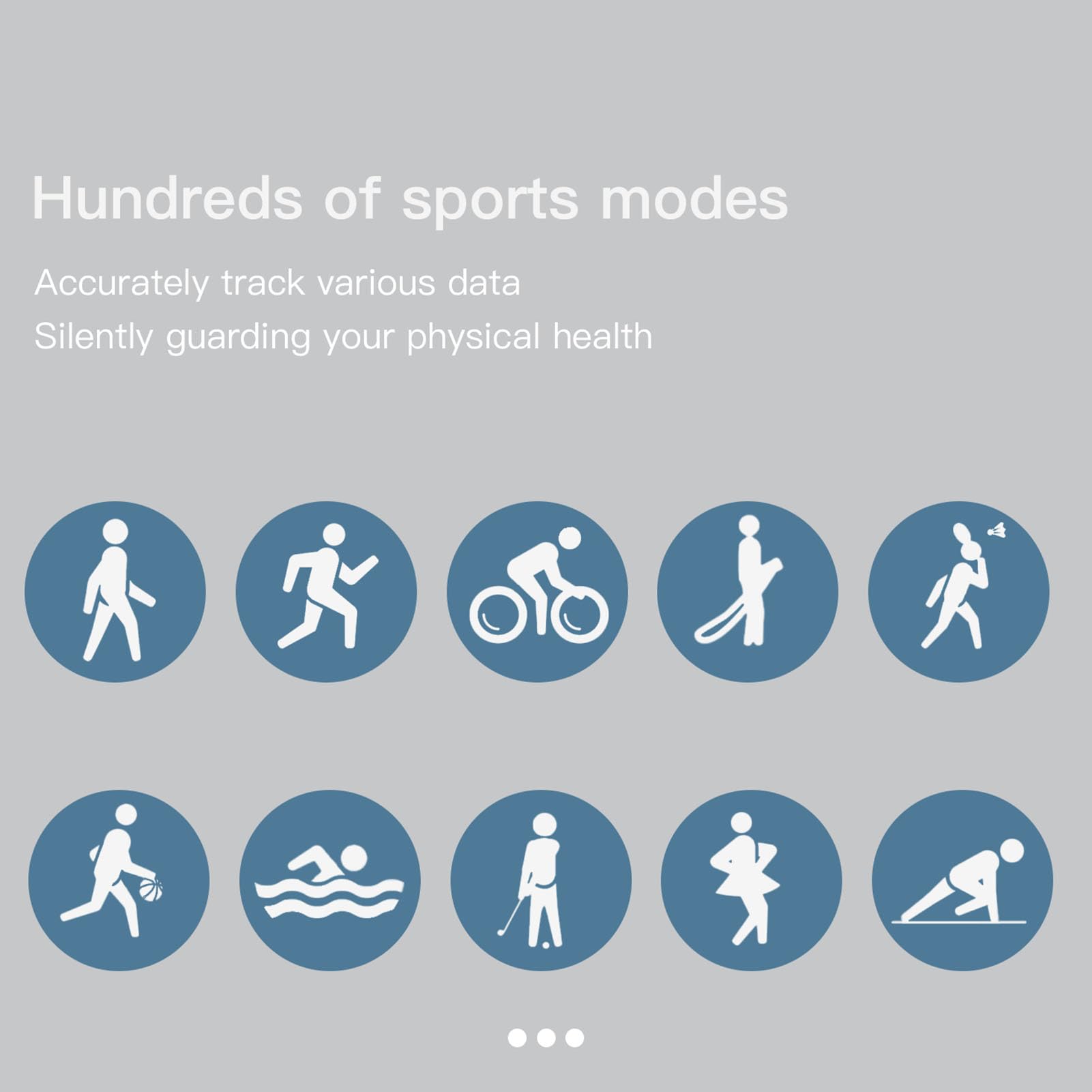 Montre Fitness Sport Etanche Bluetooth Appel Tracker Homme Femme 2.04