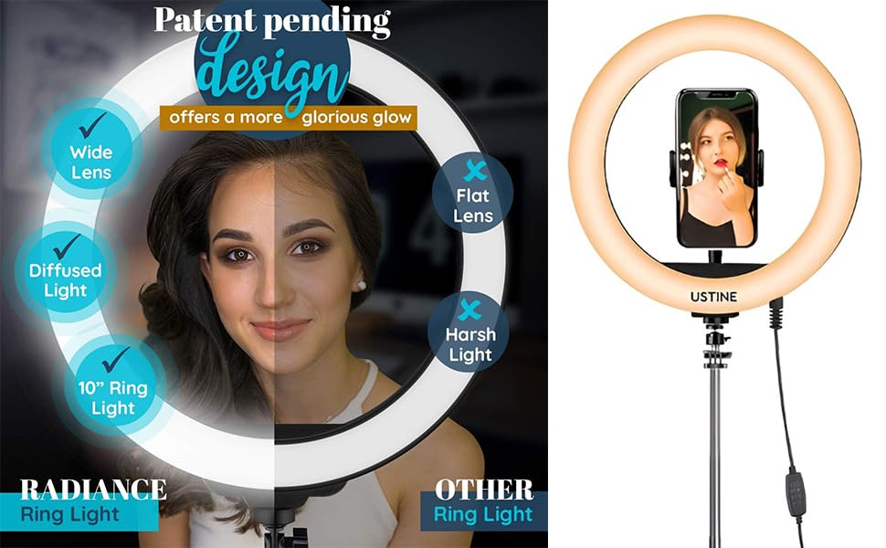 Image of Youtuber Kit | 10 inch Ring Light | Imported mic | Extra-Long Selfie Stick with Large Reinforced Tripod Upto 67 inch /170 cm (Tripro X5 + 10 inch Light+Dual Wireless Mic)