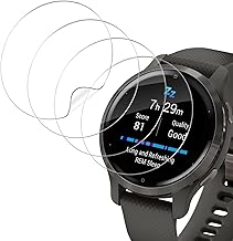 HidWee Displayschutz Kompatibel mit Garmin Venu 2S Schutzfolie, 4 Stück TPU Displayschutzfolie [Nicht-Glas], Blasenfrei, Anti-Staub, Wasserdicht, Sensitive Touch HD Folie