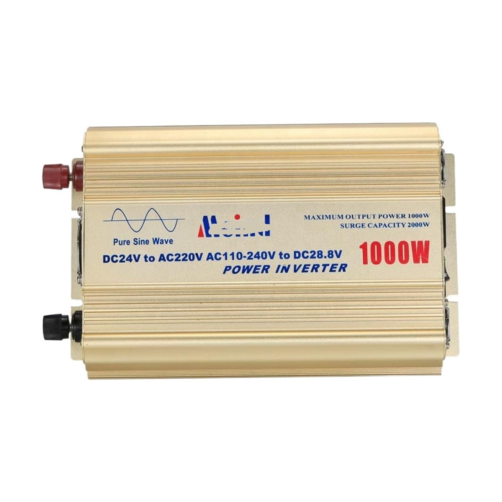 Onduleur solaire pure sinus 1000W convertisseur 12V 24V vers 220V 110V