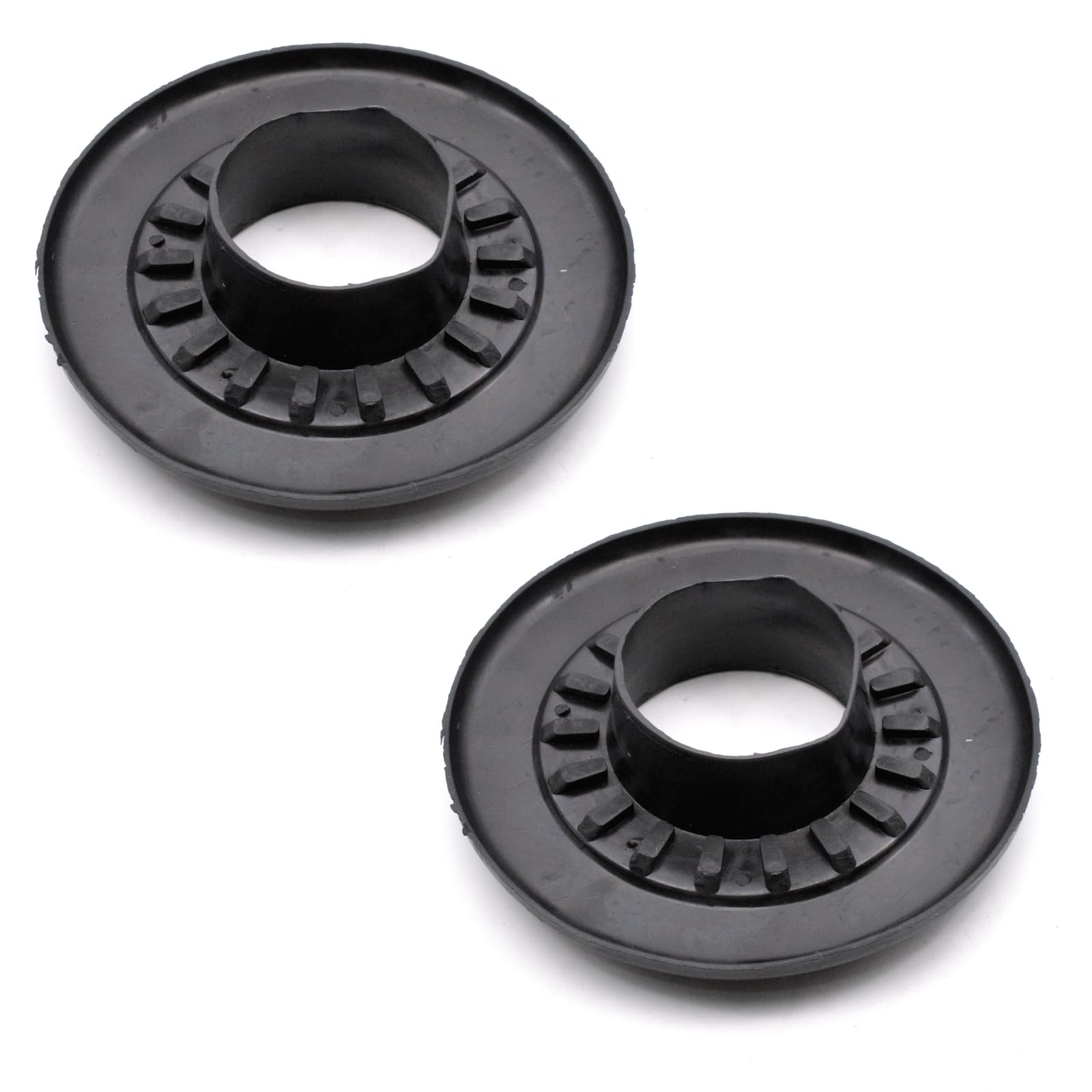 2X Hintere obere Federisolator-Kit-Gummiplatte Federteller Hinterachse oben Für Jeep Grand Cherokee 1999 2000 2001 2002 2003 2004 52088346AB
