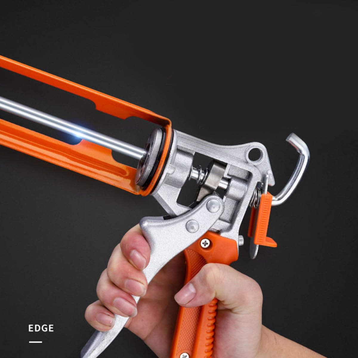 Manuelle Rotationsklebepistole aus Aluminiumlegierung und Eisen mit Stabilem Kleberauftrag und Bequemer Bedienung für Glas Kleber Reparatur und Dichtungswerkzeug