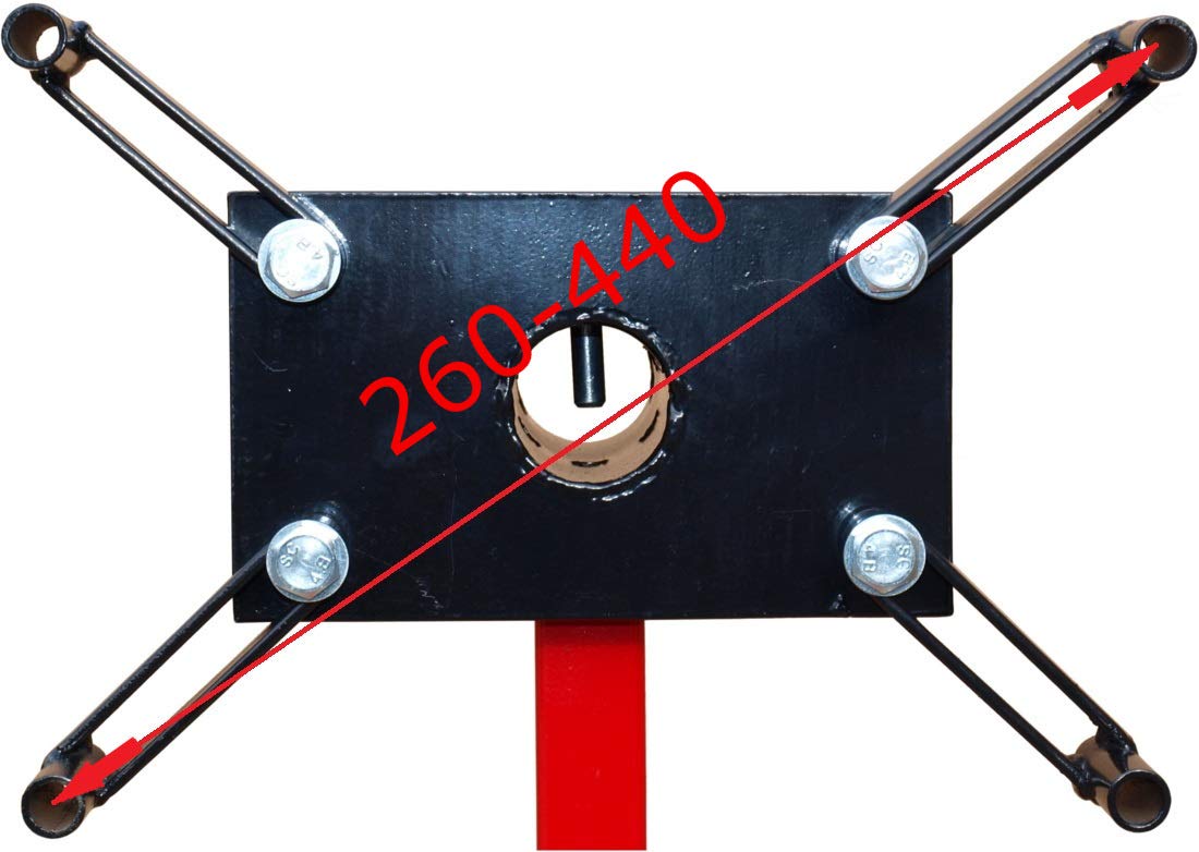 Carmax Motorständer 454kg Motorenständer Motorhalter Getriebehalter Motor Ständer 450kg | Robuster Motorständer mit 454 kg Tragkraft und 360° drehbarer Aufnahmeplatte für bequemes Drehen und Bearbeiten des Motors.