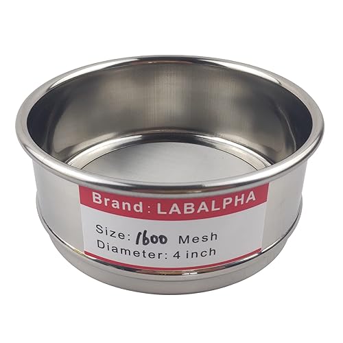Miniatura 15 de LABALPHA 20 tamices de laboratorio de malla, tamiz de prueba #20 malla, 4 '' de diámetro, paño de alambre de acero inoxidable 304 (0.035 in)