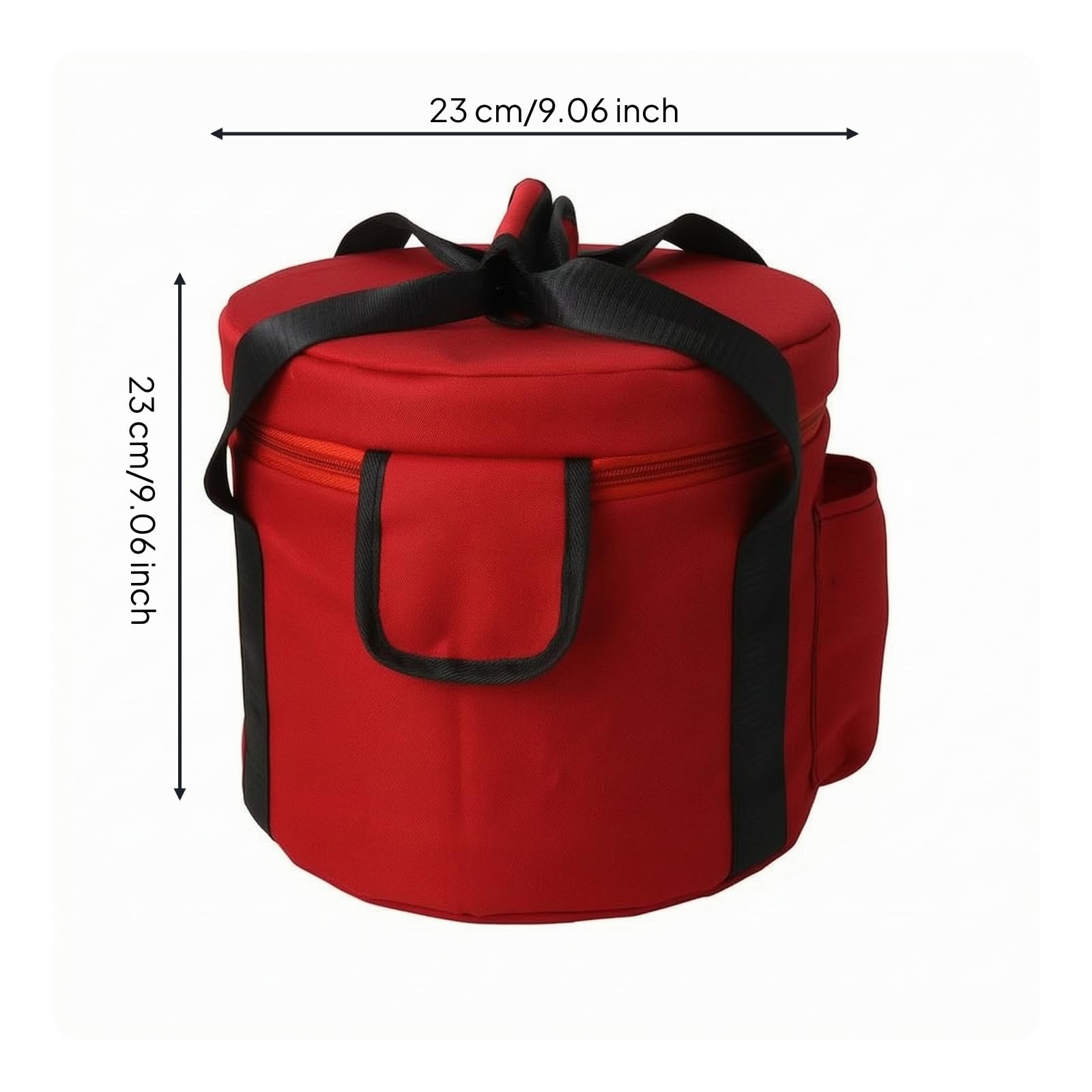 Gralara Bolsa para Cuenco Tibetano Organizada, 8 Pulgadas