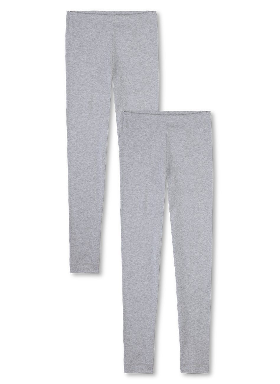 Sanetta Lot de 2 caleçons longs unisexes, 100 % coton biologique