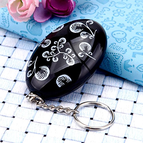 Preisvergleich Produktbild Majome Eiform Selbstverteidigung Schlüsselbund Alarm Sicherheit Schützen Alarm Persönliche Sicherheit Scream Loud Alarm