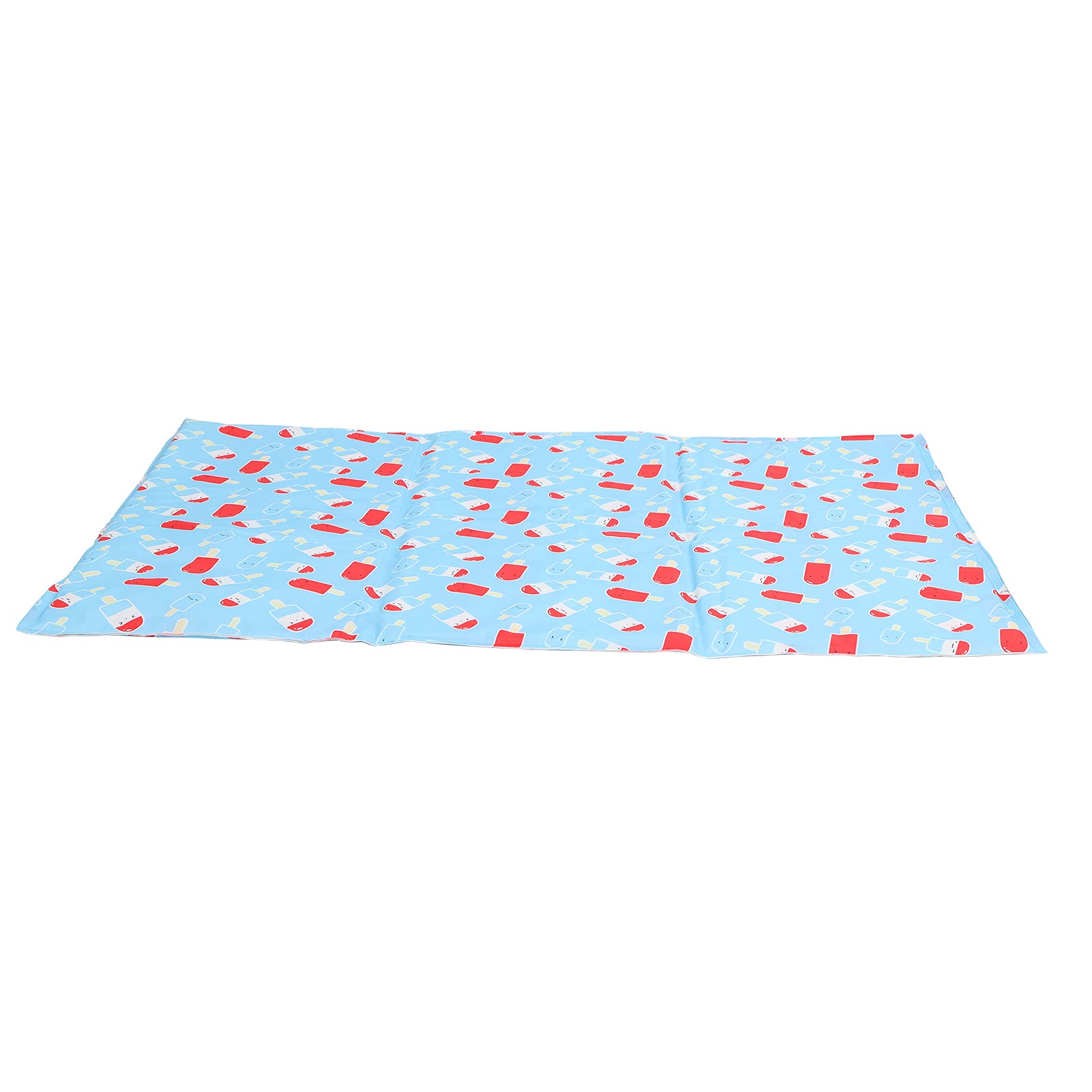 Estera refrigerante para mascotas, almohadilla refrigerante de gel con hielo para perros y gatos, manta fresca con diseño de dibujos para climas calurosos, con malla transpirable y (Largo: 60*90cm)