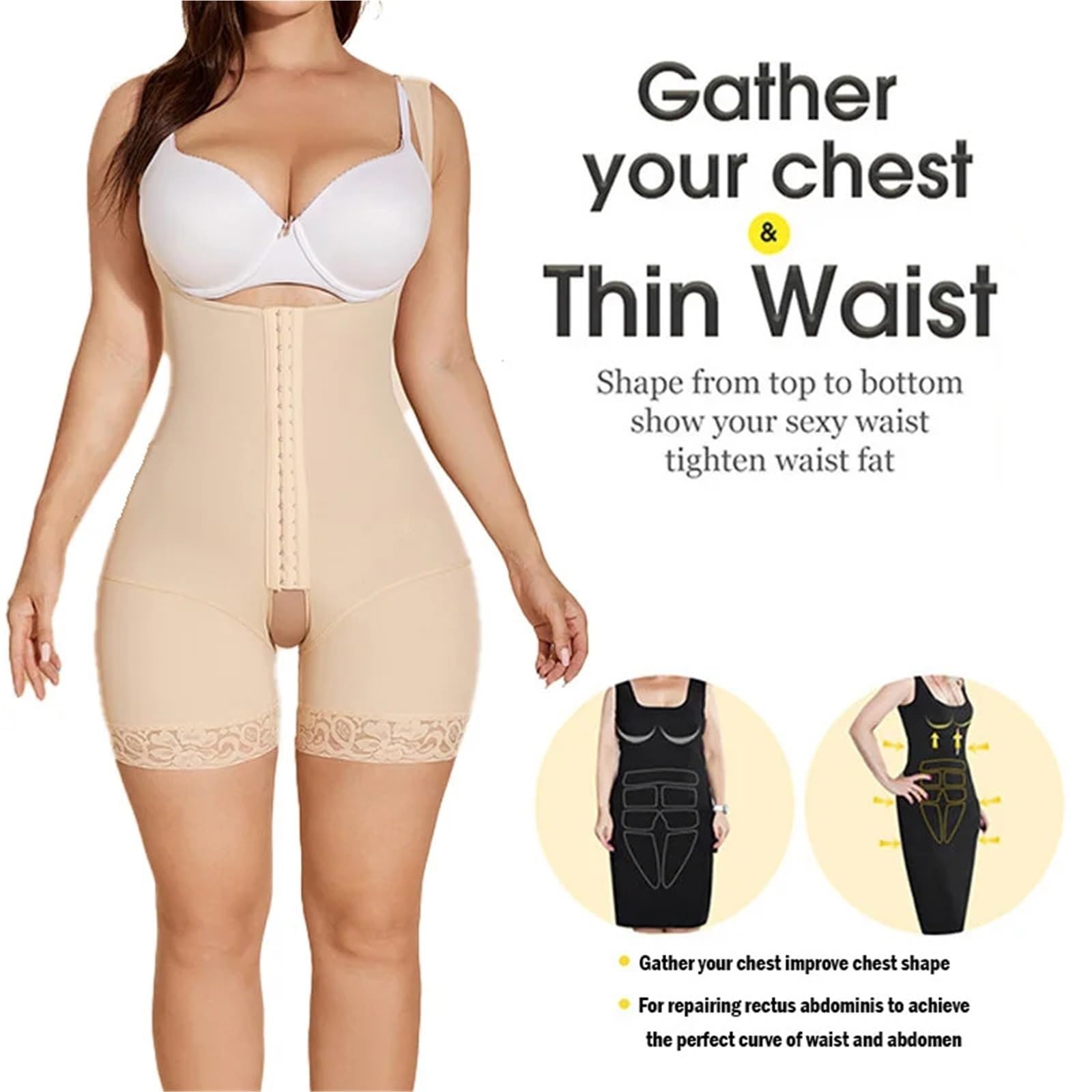 Pancera Contenitiva Guaina modellante da donna Guaina dimagrante Pancia piatta Shapewear Cintura modellante Corsetto for allenamento in vita for il controllo della pancia Intimo Modellante(Black,XS)