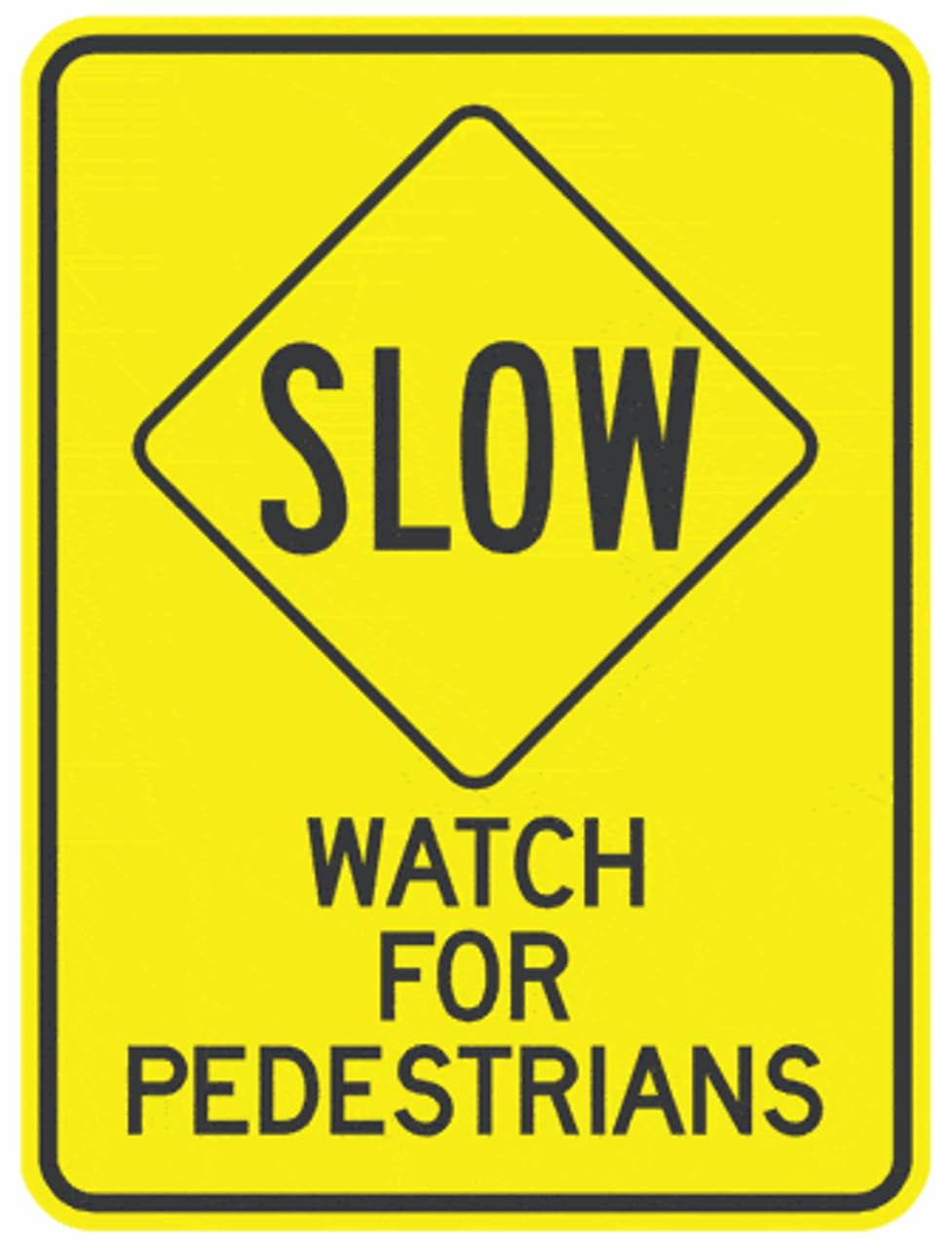 Tin sign vintage Slow - Watch For Pedestrians Plaque Poster for Bar Pub Beer Home Garage Man Cave Wall Decor 12x8 Inch