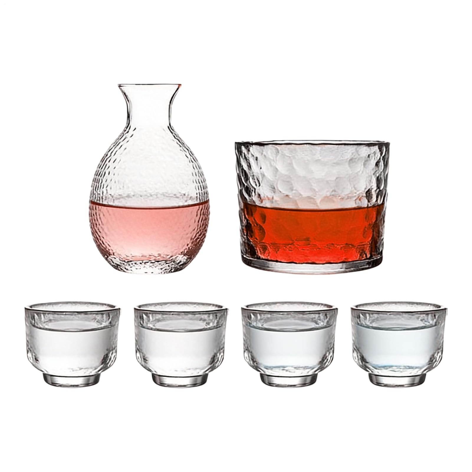 Ensemble De Tasses À Saké Verres À Boire En Verre Du Japon