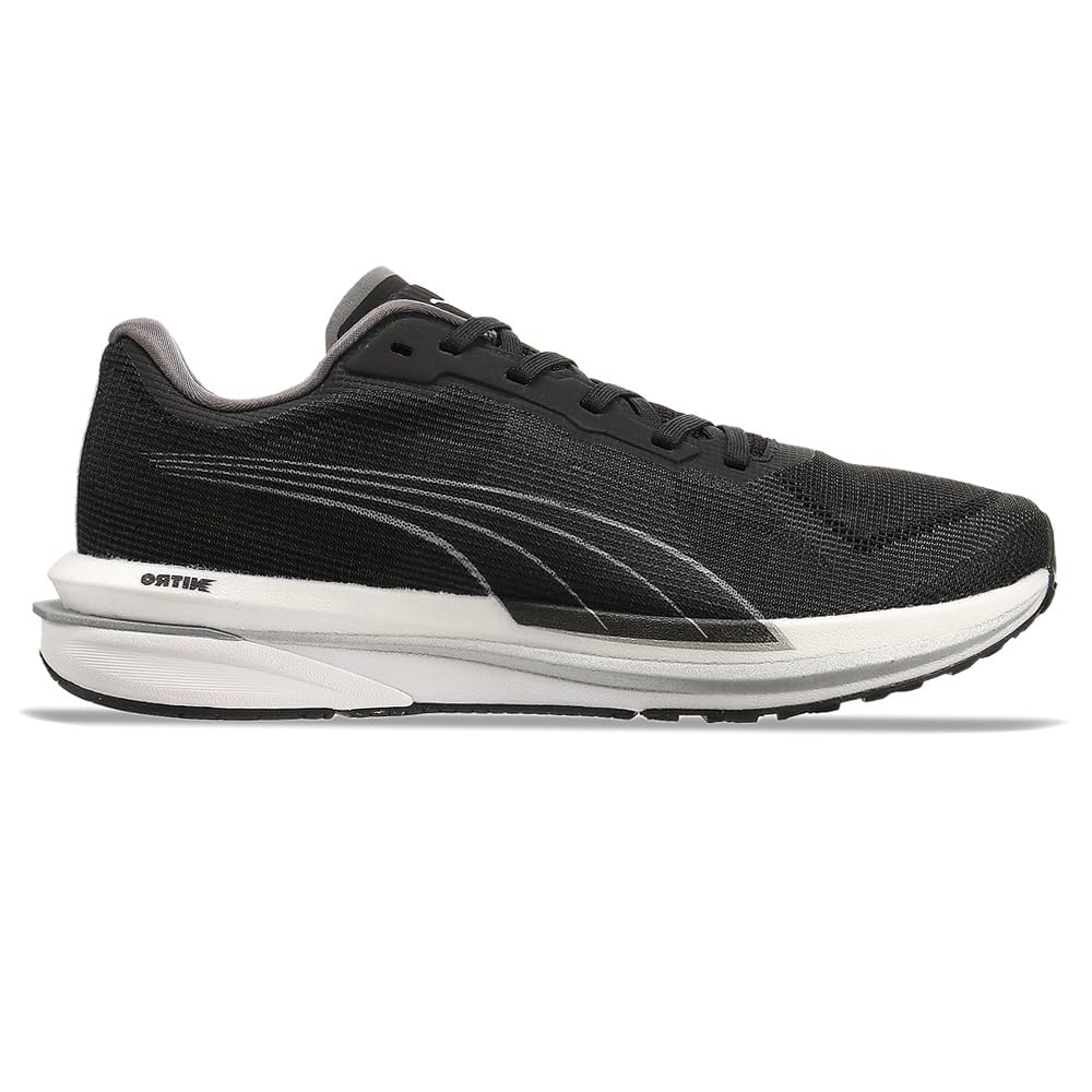 PUMA Womens Velocity Nitro Running Sneakers Shoes - Black - Size 10 M