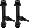 2x 3/4BSP Venturi Injector Fertilizer Injector Tube for Irrigation System Chemical Injection