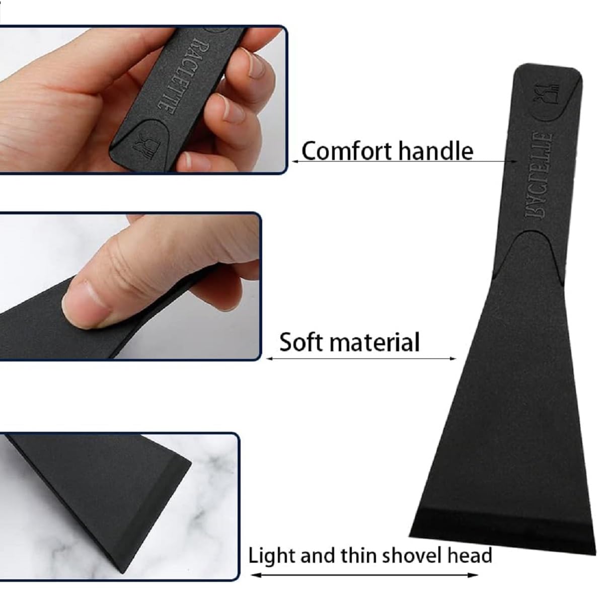 Set 8 Spatole Raclette In Legno - Per Formaggio, Fonduta E Griglie Da Tavolo | Antiaderenti - Foto 6