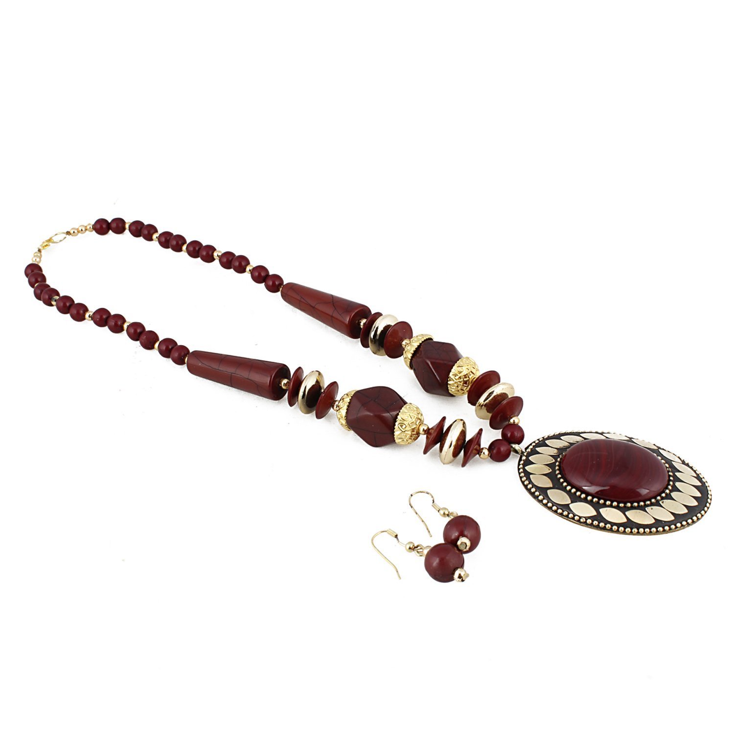 COSMOS SYSTEMS Tibetan Handmade Brown Beads Necklace for Women (B08629S9CZ) Amazon Price History, Amazon Price Tracker