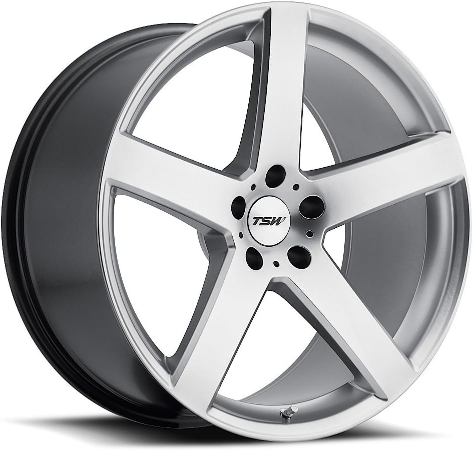 Amazon.com: TSW RIVAGE Silver Wheel with Painted Finish (19 x 8. inches ...