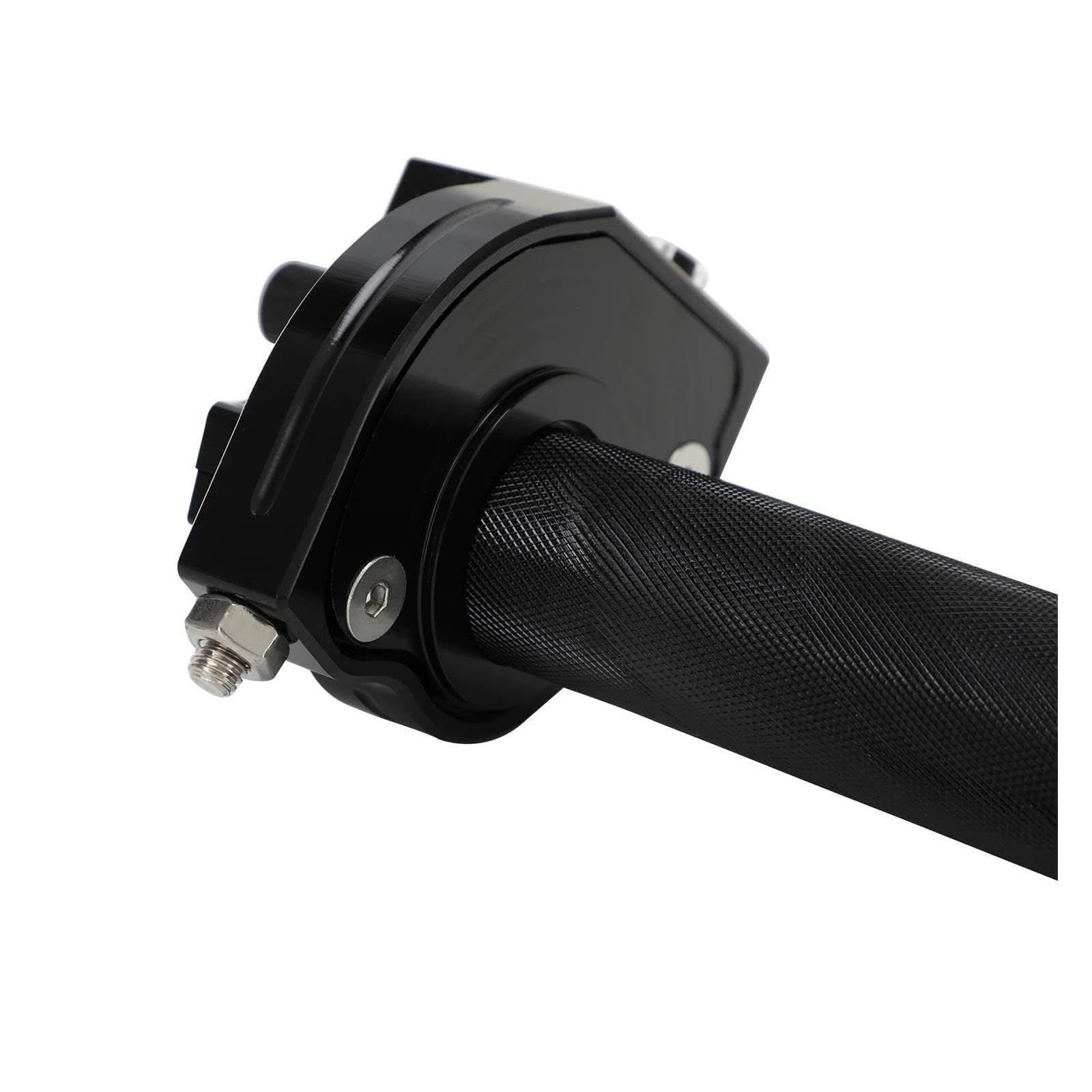 Accessori Per Moto CNC - Manopola Acceleratore Da 22 Mm Con Impugnatura A Rotazione Visibile Per Yamaha E Per Kawasaki Veicolo Fuoristrada(Purple)