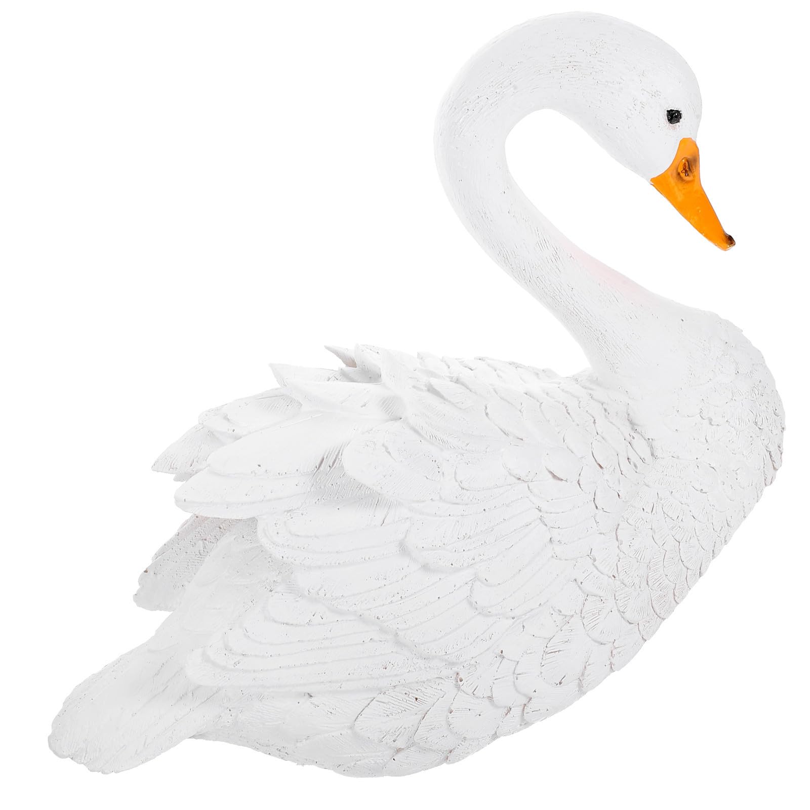 Cygne en résine solution décoration de bureau élégante pour espace vide